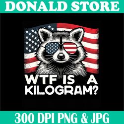 patriotic 4th of july usa png, pride wtf is a kilogram raccoon png,digital file, png high quality, sublimation