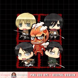 attack on titan character montage png download copy