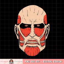 attack on titan colossal titan face png download copy
