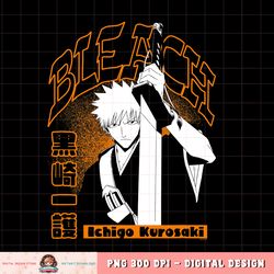 bleach ichigo and arched logo png download copy
