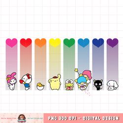 hello kitty and friends sanrio rainbow png download copy