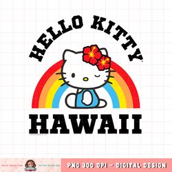 hello kitty hawaii rainbow tee shirt