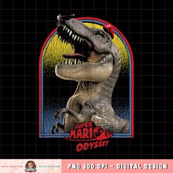 Super Mario Odyssey T-Rex Poster png, digital download, instant