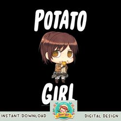 attack on titan potato girl png download png download copy