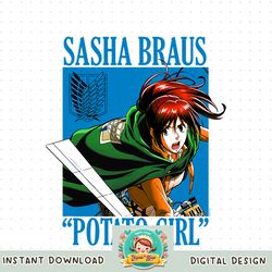 attack on titan sasha braus potato girl png download copy