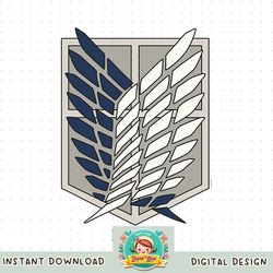 attack on titan scout regiment shield png download copy