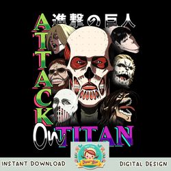 attack on titan season 4 titan collage and logo png download copy