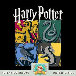 Harry Potter House Crests Panels png, digital download, instant