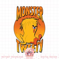 looney tunes halloween monster tweety bird png, digital download, instant