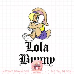 looney tunes lola bunny centered seated pose png, digital download, instant