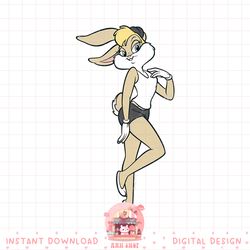 looney tunes lola bunny leg bent profile png, digital download, instant