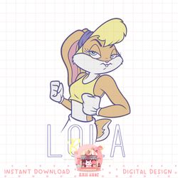 looney tunes lola bunny portrait png, digital download, instant