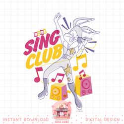 looney tunes lola bunny sing club png, digital download, instant