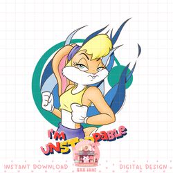 looney tunes lola bunny unstoppable png, digital download, instant