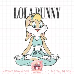 looney tunes lola bunny yoga pose png, digital download, instant