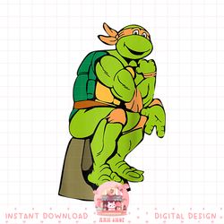mademark x teenage mutant ninja turtles - michelangelo - the thinker raglan baseball tee