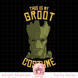 marvel guardians of the galaxy groot costume halloween png, digital download, instant