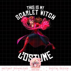 marvel halloween this is my scarlet witch costume png, digital download, instant