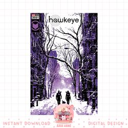 marvel hawkeye disney plus group shot urban winter poster png, digital download, instant