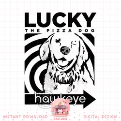 marvel hawkeye disney plus lucky the pizza dog target logo png, digital download, instant