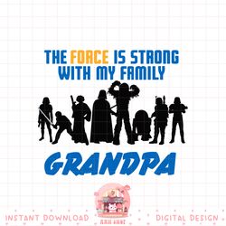 star wars the force matching family grandpa png, digital download, instant png, digital download, instant