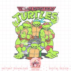 teenage mutant ninja turtles classic group shot png, digital download, instant.pngteenage mutant ninja turtles classic g