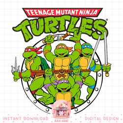 teenage mutant ninja turtles group action stance png, digital download, instant.pngteenage mutant ninja turtles group ac