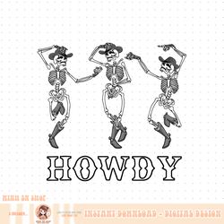 retro howdy skeleton cowgirl dancing cowboy boots horse png download