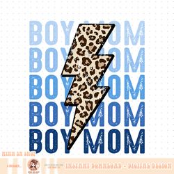 retro leopard boy mom lightning bolt western country mama png download