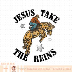 rodeo cowboy horsing jesus take the reins religious western png download