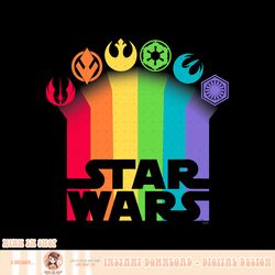 star wars logo with pride icons png download
