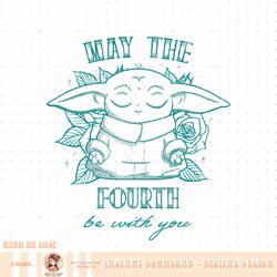 star wars may the fourth be with you grogu line art png download