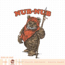 star wars nub nub ewok vintage camp graphic png download png download