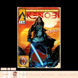 star wars obi wan kenobi exiled jedi comic cover png download