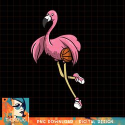 flamingo basketball player, hoops pink bird basketball, png, sublimation copy