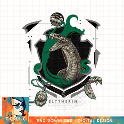 harry potter slytherin shield realistic serpent png download