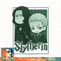 harry potter slytherin snape & draco anime png download