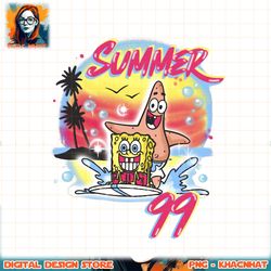 spongebob squarepants _ patrick summer _99 airbrush png, digital download, instant