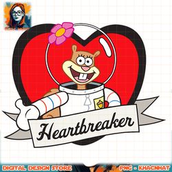 spongebob squarepants sandy heartbreaker png, digital download, instant