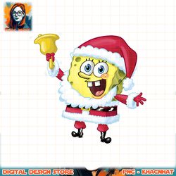 spongebob squarepants santa claus sponge christmas png, digital download, instant