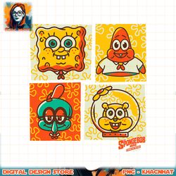 spongebob squarepants sponge on the run cute box up png, digital download, instant