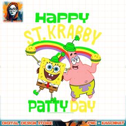 spongebob squarepants st. patrick_s day st. krabby patty day png, digital download, instant