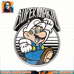 super mario retro circle logo jump graphic png, digital download, instant png, digital download, instant