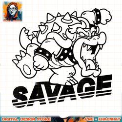 super mario savage bowser tank top