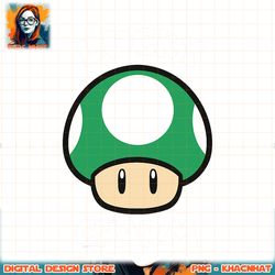 super mario st. patty_s lucky charm mushroom graphic png, digital download, instant png, digital download, instant