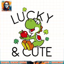 super mario st. patty_s yoshi lucky _ cute graphic png, digital download, instant png, digital download, instant