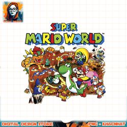 super mario world retro map graphic png, digital download, instant png, digital download, instant