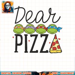 teenage mutant ninja turtles dear pizza tee-shirt