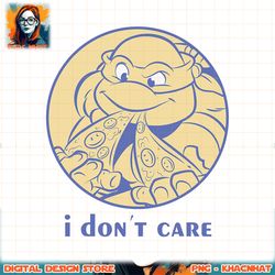 teenage mutant ninja turtles i don_t care retro tee-shirt