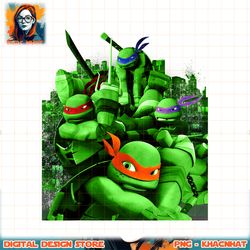 teenage mutant ninja turtles mean green action graphic tee